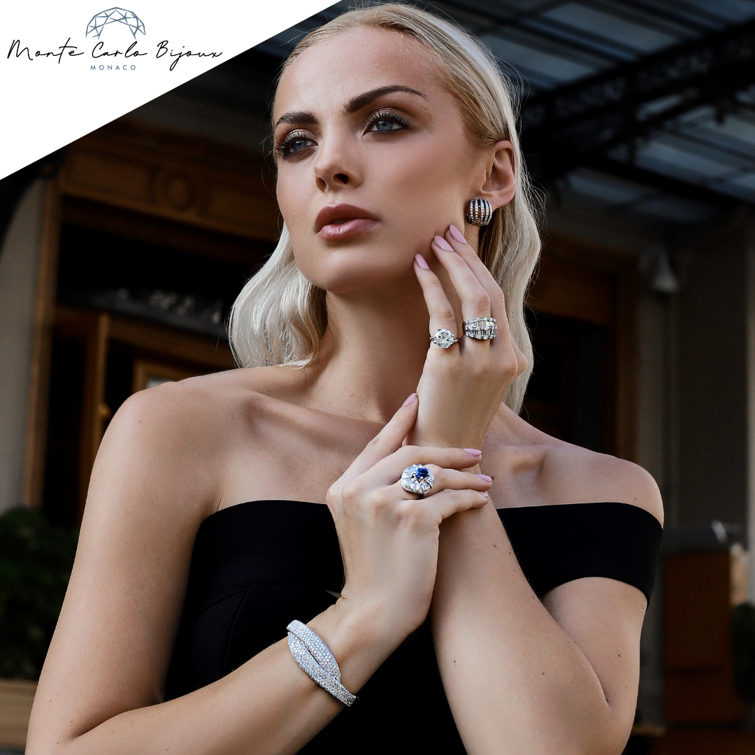 Bijoux vintage or 18 carats Monte-Carlo